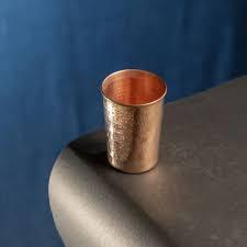 แก้วน้ำทองแดงโบราณ แก้วน้ำอายุรเวท แก้วน้ำโลหะทำมือ - Product Image 6