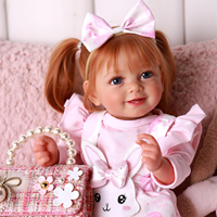 Poupée Reborn réaliste Babeside Doreen, 20 pouces, en vinyle, mini-jouet, mignonne, réaliste, fille, corps souple