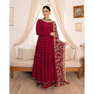 Robes de soirée stylisées avec bas et Dupatta pour les fêtes - Product Image 3