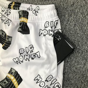 Shorts Deportivos Retro al por Mayor, Diseño Personalizado con Sublimación, Shorts de Baloncesto con Estampado - Product Image 4
