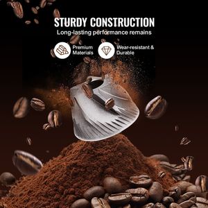 Macchina da Caffè 8 Tazze con Macinacaffè, 3 Livelli di Fortezza, Timer 24 Ore, Corpo in Vetro - per Hotel - Product Image 6