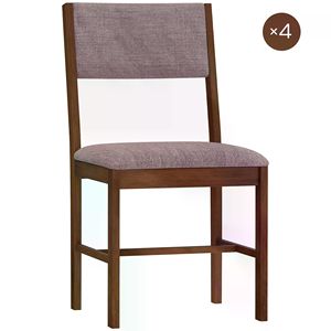 Set di 4 Sedie da Pranzo in Stile Europeo, Imbottite per Ristoranti, Hotel, Banchetti e Soggiorno - Product Image 1