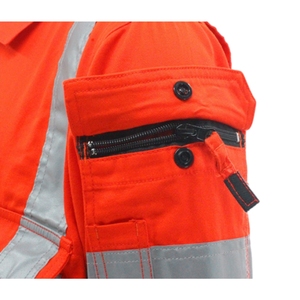 Combinaison de travail haute visibilité réfléchissante pour la sécurité, vente en gros, vêtements de travail réfléchissants - Product Image 5