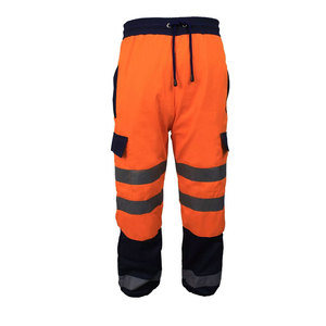 Pantalon de travail OEM pour hommes 100% coton, avec bandes réfléchissantes pour la sécurité, idéal pour l'exploitation minière - Product Image 3
