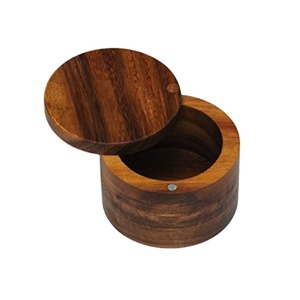 ฝาเกลือแบบหมุนได้อุปกรณ์สำหรับงานปาร์ตี้เครื่องครัวไม้ทนทานอุปกรณ์เสริมสำหรับห้องครัวที่สมบูรณ์แบบ - Product Image 1