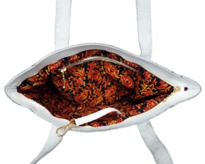 Women's 100% Pure Leather <b>Tote</b> <b>Bag</b> Handmade with Fashionable Custom Logo Zipper & Spring/Summer Cotton Lining-Wholesale Price - Product Image 4