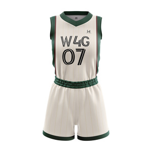 Conjunto de Uniforme de Baloncesto W4G Azul y Verde con Puntos, Sublimado, sin Mangas, Cuello en V, Absorbente de Humedad, Ropa Deportiva para Niñas - Product Image 4