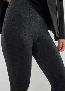 <b>Women</b> High Waist Fitness <b>Leggings</b> with Tummy Control Breathable Material Four Way Stretch Knee-Length - Product Image 5