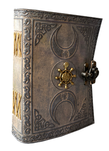 Wholesale Top Genuine Leather Sewing Bound Hardcover Centre Pirate Ship Compass Journal Notebook Custom Planner <b>Diary</b> Unisex - Product Image 2