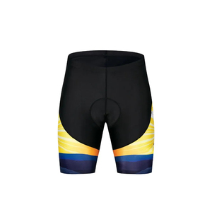 Pantalones Cortos de Ciclismo Acolchados para Hombre, Ropa Interior de Ciclismo Transpirable con Sublimación, Azul y Negro - Product Image 4