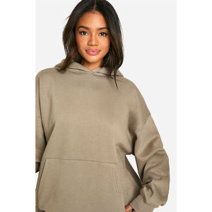 Nueva sudadera con capucha estilo tejido, informal, para uso diario, estilo urbano para mujer, transpirable y ecológica. - Product Image 3