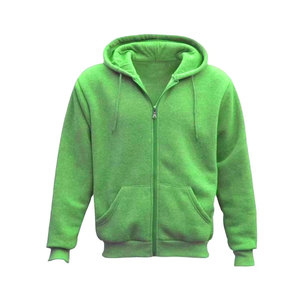 2026 Top Trending High Quality 100% Cotton Autumn Casual Zipper-Up Knitted Hoodie Embroidered Customizable Color Logo Designs - Product Image 4