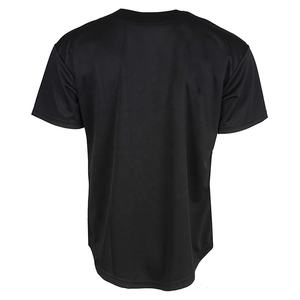 Camiseta de béisbol de tela suave de poliéster 100% con logotipo personalizado, camiseta de equipo de béisbol de manga corta con cuello en V de secado rápido transpirable - Product Image 4