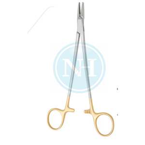 Portaagujas Mayo Hegar con inserciones de carburo de tungsteno y mordazas robustas de acero inoxidable, instrumento quirúrgico para sutura de precisión - Product Image 3