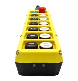 CMK Electro Power Private Limited PLB10D6E Yellow Plastic Pendant Station <b>Push</b> <b>Button</b> Control IP65 440V Industrial EOT <b>Switch</b> - Product Image 3