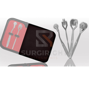 ชุดเครื่องมือผ่าตัดหนีบหลอดเลือดแบบใช้มือทำจากสแตนเลส Halsted Mosquito Forceps พร้อมคุณสมบัติหยุดเลือด ได้รับมาตรฐาน CE MOL ISO 13485 สีชมพู - Product Image 2