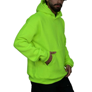 Wholesale Regular Fit Heavy Weight 500 Gsm Fleece 100% Cotton Pullover <b>Hoodies</b> Men Boxy Drop Shoulder Stone Vintage Hoodie - Product Image 5
