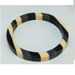Brazaletes de Resina Hechos a Mano, Color Personalizado, Modelo con Patrón, Hechos a Mano y Pintados a Mano, Moda India Tradicional - Product Image 5