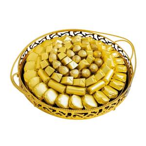 ถาดของขวัญช็อกโกแลตสุดหรู ถาดโลหะพรีเมียม ชุดของขวัญรอมฎอน ถาดเสิร์ฟตกแต่งสำหรับโอกาสพิเศษ - Product Image 3