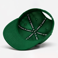 Topi Snapback Katun Custom dengan Logo Bordir Grosir Pesanan Massal Unisex untuk Pria Wanita Topi Snapback