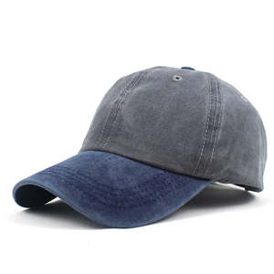 Washed Suede 100% Cotton 6 Panel Adjustable Dad <b>Hat</b> Baseball Cap Sporty Casual Outdoor Unisex All Seasons - Product Image 3