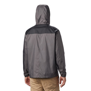 Chaqueta Cortavientos Impermeable con Capucha y Bloques de Color Liso, Unisex, con Logotipo Personalizado, Chaqueta Deportiva de Nailon para Senderismo al Aire Libre para Hombre - Product Image 5