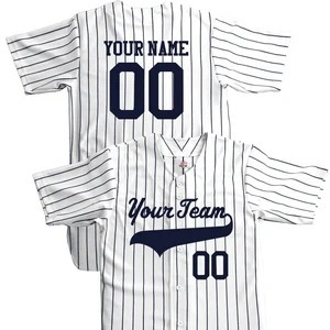 Uniforme Deportivo Unisex de Alta Calidad al por Mayor, Jersey de Béisbol Sublimado con Cuello en V y Manga Corta, Personalizado, Transpirable, de Secado Rápido, 100% - Product Image 3