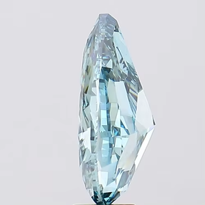 Anillo de Compromiso de Diamante Cultivado en Laboratorio CVD, Corte Excelente 3EX, 2CT, Forma de Pera, Azul VVS1, Certificado IGI, Joyería Fina, Proveedor de Diamantes, Venta al Por Mayor - Product Image 6