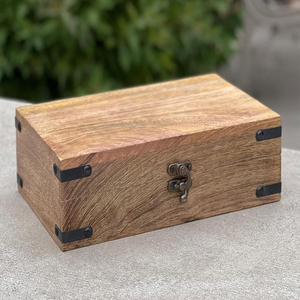 Caja de madera hecha a mano de alta calidad por Blossom Craft India - Product Image 2