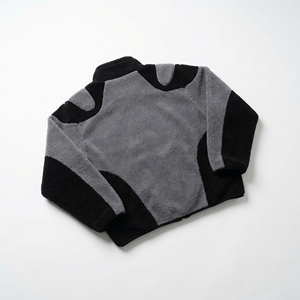 เสื้อแจ็คเก็ตขนเฟลอร์เชอร์ปาสีดำเทาแบบบล็อกสี |   เสื้อแจ็คเก็ตเท็ดดี้ตัวใหญ่แบบมีซิป |   เสื้อโค้ทสตรีทแวร์อุ่นๆ |   ผู้ผลิต OEM ตามสั่ง - Product Image 2