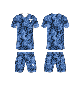 Uniforme de fútbol sublimado personalizado para hombre con camiseta con estampado de salpicaduras de pintura abstracta en blanco y negro y pantalones cortos a juego - Product Image 4