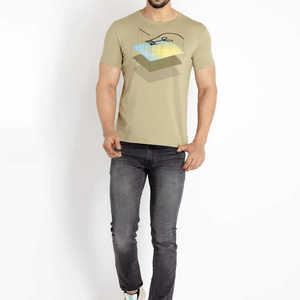 เสื้อยืดพิมพ์ลายดิจิทัลคุณภาพพรีเมียมสำหรับผู้ชาย สไตล์ล่าสุด ราคาประหยัด เสื้อยืดพิมพ์ลายดิจิทัลน้ำหนักเบา พร้อมโลโก้/สีตามสั่ง - Product Image 3