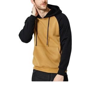 Sweat-shirts et pulls streetwear pour hommes de qualité supérieure, prix de gros, logo brodé personnalisé, sweats à capuche unis épais - Product Image 1