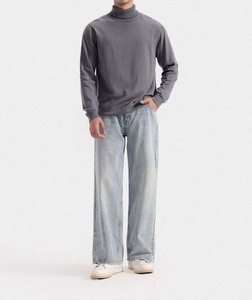 Pull col roulé uni pour homme – Confortable, léger, style décontracté hiver, couleur unie, tricot élégant - Product Image 5