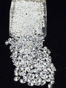 Diamants de laboratoire taille poire, couleur EF, clarté VS1, diamants CVD en vrac pour la fabrication de bijoux, personnalisation disponible, vente en gros - Product Image 2