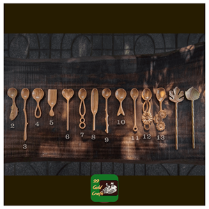 Cuillère en bois fabriquée à partir de bois durable pour servir, mélanger et utiliser comme ustensile de cuisine, produite au Vietnam. - Product Image 3