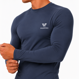 Rashguard à manches longues de haute qualité en Spandex/Polyester pour hommes - Protection UV, séchage rapide, anti-frottement - Pour le sport et la remise en forme - Product Image 2