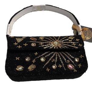 Embellished Rhinestone With <b>Seed</b> Beaded <b>Storage</b> Bag Shoulder Handbag Evening Wedding Clutch Purse Modern Boutique Accessory - Product Image 1