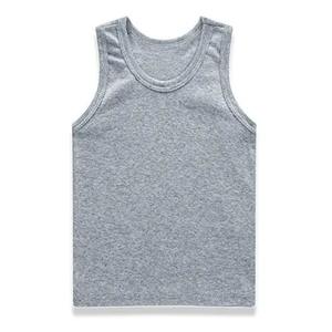 Débardeur pour homme de haute qualité, logo personnalisé, décontracté, couleur unie, sans manches, en coton, pour le sport - Product Image 2