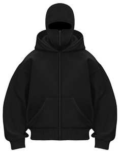 Sudaderas con capucha personalizadas con logo, sudaderas lisas de talla grande, ropa informal de algodón, sudaderas para hombre en venta - Product Image 4