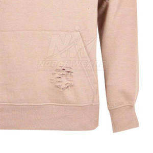 <b>Vintage</b> Faded Hoodie Heavy Cotton Fleece Pullover <b>Sweatshirt</b> Relaxed Streetwear Fit With Ribbed Hem Kangaroo Pocket And Hood - Product Image 2