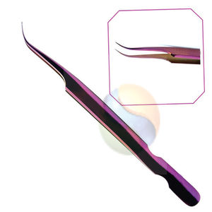 Pinzas de Precisión Premium, Pinza de Acero Inoxidable para Pestañas, Herramienta para Joyería con Logotipo Personalizado - Product Image 2