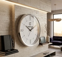 Horloge murale au design minimaliste, style nordique, silencieuse, moderne et créative, pour salon, chambre à coucher, restaurant