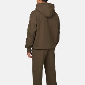 Sweat à capuche streetwear personnalisé de luxe, imprimé, en molleton 100% coton, vintage, surdimensionné, effet délavé, pour hommes - Product Image 3