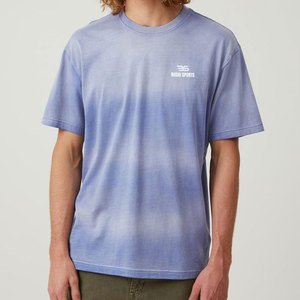 T-shirt vintage effet soleil délavé, sur mesure, coupe décontractée et tissu en coton lavé - Product Image 1