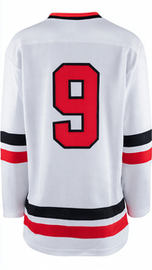 Youth ICE Hockey Jersey Sports Long Sleeve V-Neck Hockey Jerseys Tops Unisex Custom Team Number ICE Hockey Jerseys Tops - Product Image 6