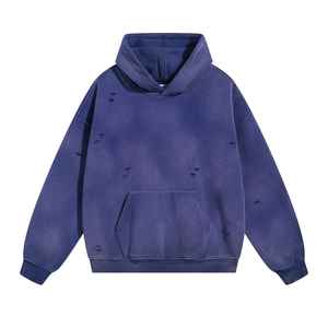 Sudadera con Capucha para Hombre, Estilo Vintage, Lavada con Ácido, Efecto Desgastado, Personalizada, de Felpa Francesa - Product Image 6