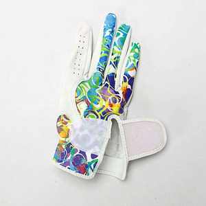 Gants de golf en cuir Cabretta durable avec impression personnalisée, en peau de mouton souple, avec protection respirante de la paume - Product Image 5