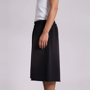 Shorts Cargo Homme Tendance 2026 en Polaire Polyester/Coton Solide, Écologiques, Respirants et à Séchage Rapide pour la Gym - Product Image 5