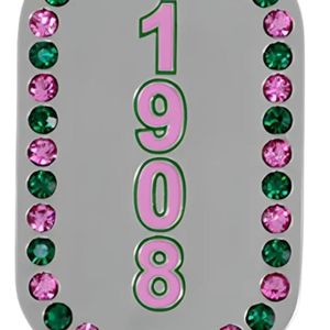 Collar de Doble Cara con Pedrería Brillante para Mujer, Colgante de Moda, Joyería, Regalo, Accesorio, Cristal Verde y Rosa, Elegante - Product Image 4